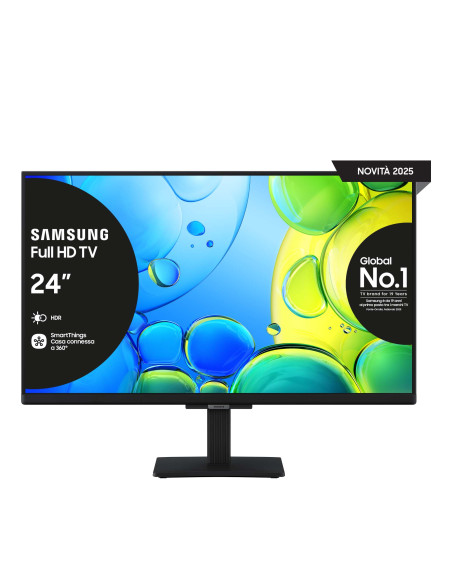 Samsung Full HD 24" UE24F6000FUXZT, Hyper Real Processor, HDR & Pur Color, Smart Experience, OTS Lite & Adaptive Sound, Slim Loo