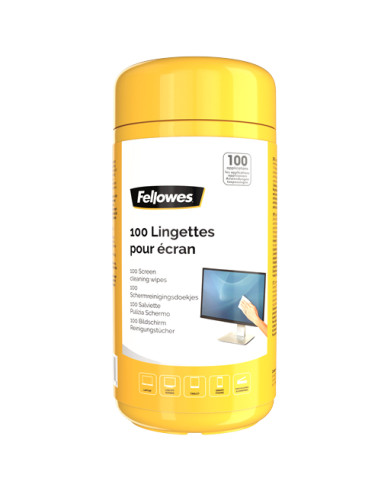 Fellowes 9970311 kit per la pulizia LCD/TFT/Plasma Panni umidi per la pulizia dell'apparecchiatura