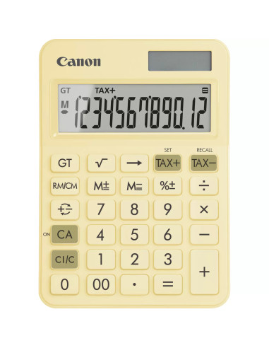 Canon LS-125KB calcolatrice Desktop Calcolatrice di base Giallo