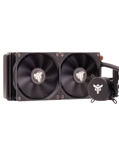 itek ICECORE 240 Processore Kit di raffreddamento a liquido 12 cm Nero 1 pz
