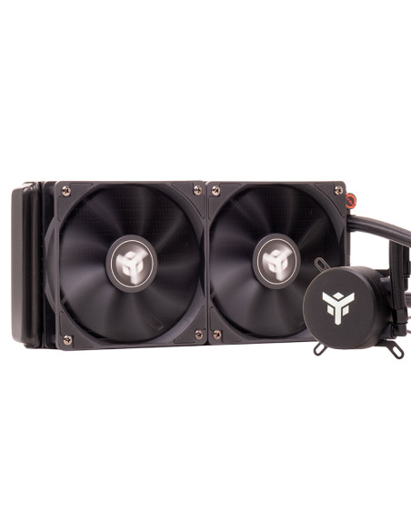 itek ICECORE 240 Processore Kit di raffreddamento a liquido 12 cm Nero 1 pz