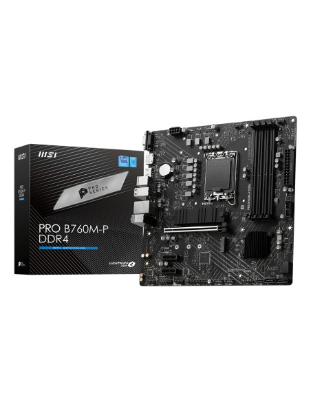 MSI PRO B760M-P DDR4 scheda madre Intel B760 LGA 1700 micro ATX