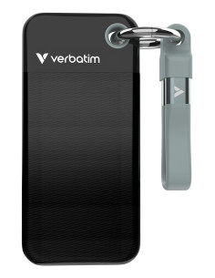 Verbatim Pocket SSD 1 TB USB tipo-C 3.2 Gen 2 (3.1 Gen 2) Nero, Grigio