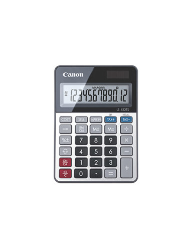 Canon LS-122TS calcolatrice Desktop Calcolatrice con display Grigio