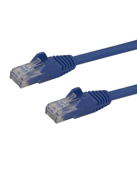 StarTech.com Cavo patch CAT6 1,5 m - Filo di rame al 100% - Connettore antistrappo - Blu