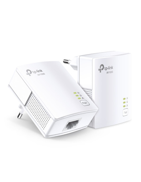 TP-Link TL-PA7017 KIT adattatore di rete PowerLine 1000 Mbit/s Collegamento ethernet LAN Bianco 2 pz