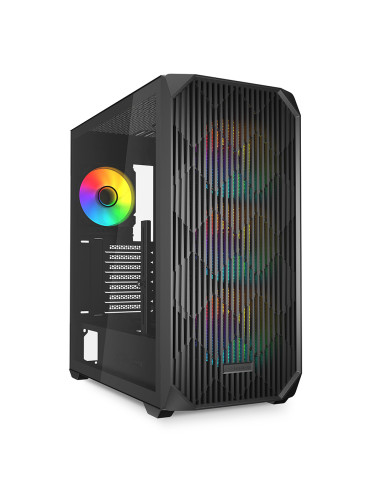 SHARKOON CASE AK3 RGB ATX BLACK