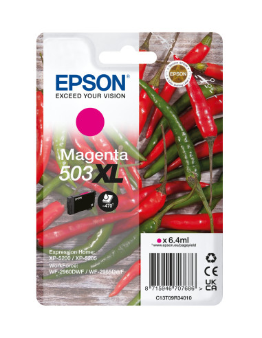 Epson 503XL cartuccia d'inchiostro 1 pz Originale Resa elevata (XL) Magenta