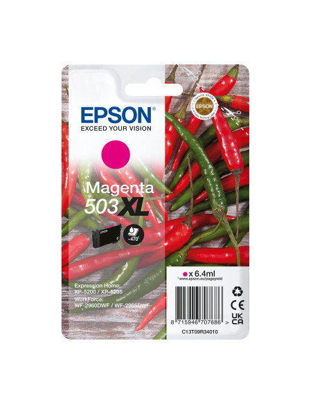 Epson 503XL cartuccia d'inchiostro 1 pz Originale Resa elevata (XL) Magenta