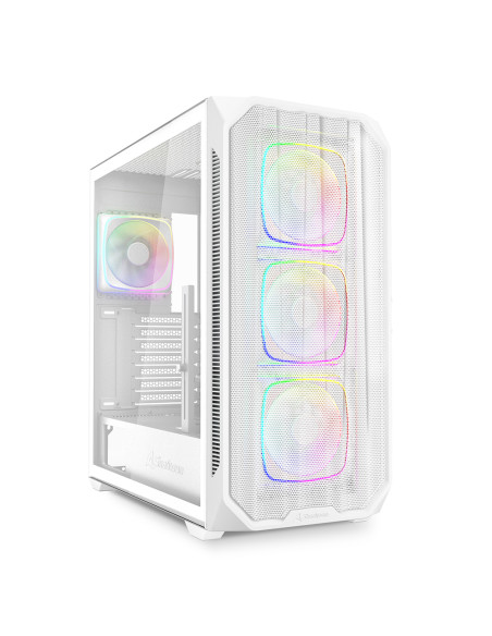 SHARKOON CASE AK5M RGB ATX WHITE