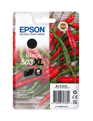 Epson 503XL cartuccia d'inchiostro 1 pz Originale Resa elevata (XL) Nero