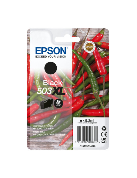 Epson 503XL cartuccia d'inchiostro 1 pz Originale Resa elevata (XL) Nero