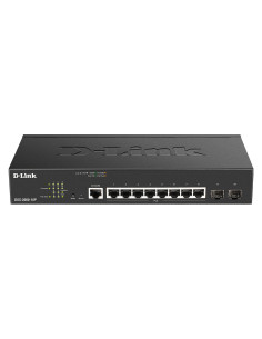 D-Link DGS-2000-10P switch di rete Gestito L2/L3 Gigabit Ethernet (10/100/1000) Supporto Power over Ethernet (PoE) 1U Nero
