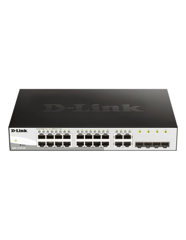 D-Link DGS-1210-20 Gestito L2 Gigabit Ethernet (10/100/1000) 1U Nero