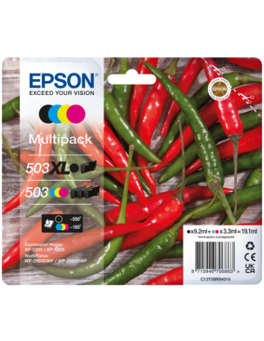 Epson C13T09R94010 cartuccia d'inchiostro 4 pz Originale Resa elevata (XL) Nero, Ciano, Magenta, Giallo