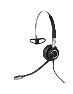 Jabra BIZ 2400 II Auricolare Cablato Passanuca, A clip, A Padiglione Ufficio Nero, Argento