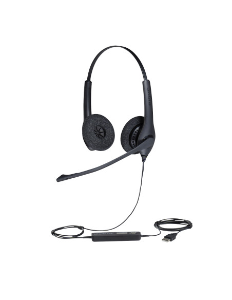 Jabra Biz 1500 Auricolare Cablato A Padiglione Ufficio USB tipo A Bluetooth Nero