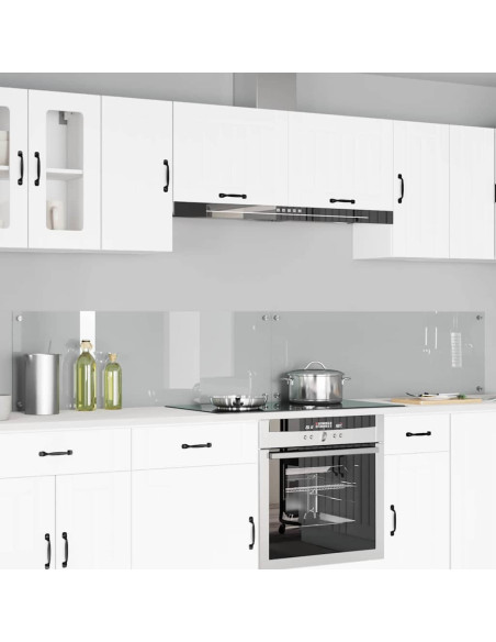 Rivestimento da Cucina 2 pcs Trasparente 120 x 40 cm