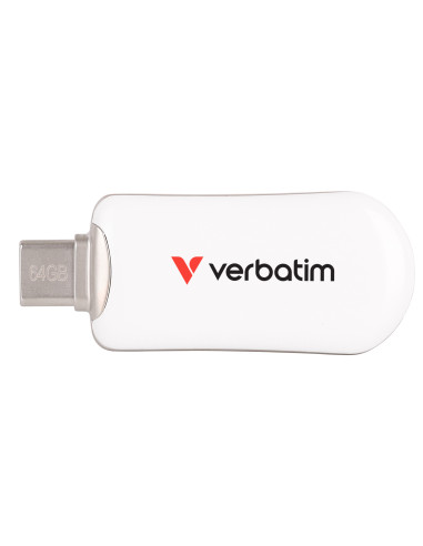 Verbatim 30228 unità flash USB 64 GB USB tipo-C 3.2 Gen 1 (3.1 Gen 1) Bianco