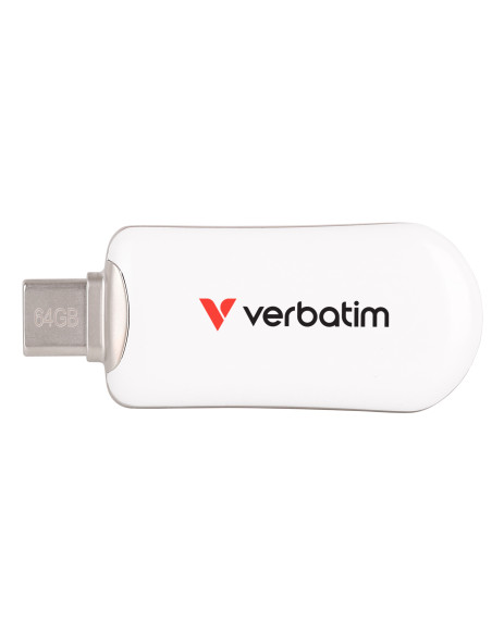 Verbatim 30228 unità flash USB 64 GB USB tipo-C 3.2 Gen 1 (3.1 Gen 1) Bianco