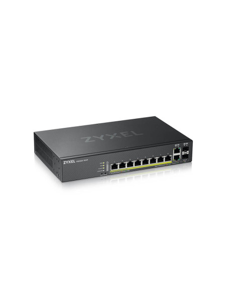 Zyxel GS2220-10HP-EU0101F switch di rete Gestito L2 Gigabit Ethernet (10/100/1000) Supporto Power over Ethernet (PoE) Nero