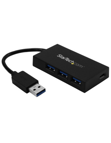 StarTech.com Hub USB 3.0 a 4 Porte - Hub USB Type-A con 1x USB-C e 3x USB-A Porte (SuperSpeed 5Gbps) - Alimentato da Bus USB - A