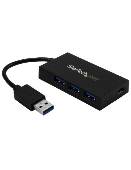 StarTech.com Hub USB 3.0 a 4 Porte - Hub USB Type-A con 1x USB-C e 3x USB-A Porte (SuperSpeed 5Gbps) - Alimentato da Bus USB - A