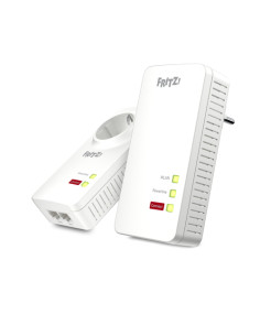 Powerline FRITZ! 1260 WLAN Set 1200 Mbit/s Collegamento ethernet LAN Wi-Fi Bianco 2 pz