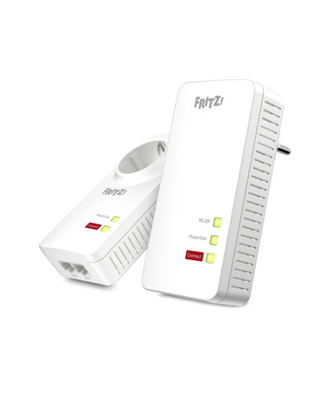 Powerline FRITZ! 1260 WLAN Set 1200 Mbit/s Collegamento ethernet LAN Wi-Fi Bianco 2 pz