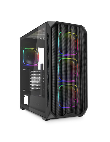SHARKOON CASE AK5M RGB ATX BLACK