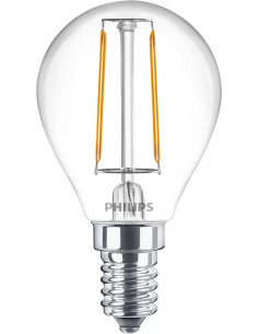 Philips Lampadina candela trasparente a filamento 25 P45 E14