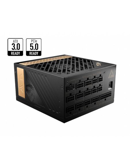 MSI MEG AI1300P PCIE5 alimentatore per computer 1300 W 24-pin ATX ATX Nero