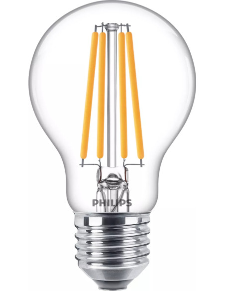 Philips Lampadina trasparente a filamento 100 W A60 E27