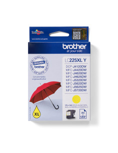 Brother LC225XLY cartuccia d'inchiostro 1 pz Originale Resa elevata (XL) Giallo