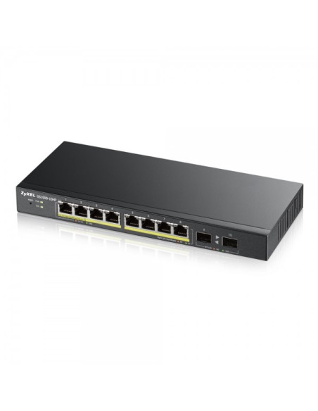 Zyxel GS1900-8HP v3 PoE Gestito L2 Gigabit Ethernet (10/100/1000) Supporto Power over Ethernet (PoE) Nero
