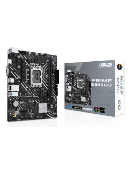 ASUS PRIME H610M-K ARGB Intel H610 LGA 1700 micro ATX