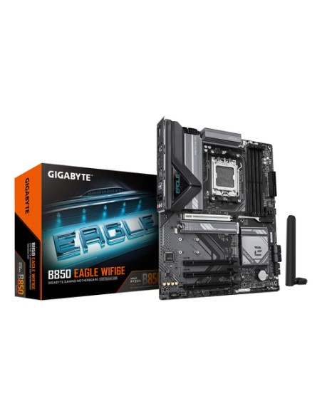 GIGABYTE B850 EAGLE WIFI6E Scheda Madre - CPU AMD Ryzen Serie 9000, VRM digitale 8+2+2 fasi, fino a 8200MHz DDR5 (OC), 1xPCIe 5.