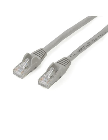 StarTech.com Cavo di rete Cat 6 - Cavo Patch Ethernet Gigabit grigio antigroviglio da 2m