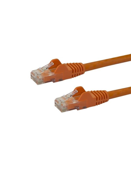 StarTech.com Cavo di rete Cat 6 - Cavo Patch Ethernet Gigabit arancione antigroviglio da 2m