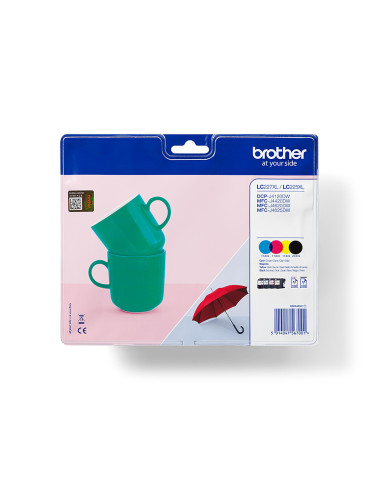 Brother LC-227XLVALBP cartuccia d'inchiostro 4 pz Originale Nero, Ciano, Magenta, Giallo