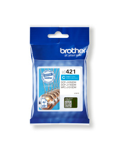Brother LC421C cartuccia d'inchiostro 1 pz Originale Ciano