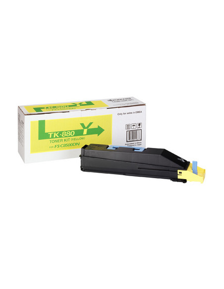 KYOCERA TK-880Y cartuccia toner 1 pz Originale Giallo
