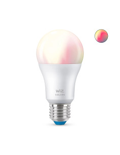 WiZ Lampadina Smart Dimmerabile Luce Bianca o Colorata Attacco E27 60W Goccia