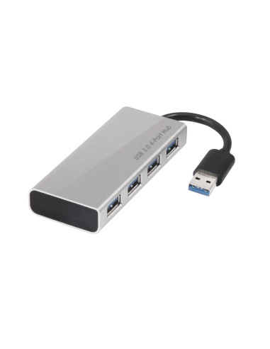 CLUB3D USB 3.0 Hub 4-Port with Power Adapter