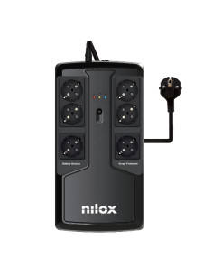 Nilox NXGCLIO8501X5V2 gruppo di continuità (UPS) A linea interattiva 0,85 kVA 595 W 6 presa(e) AC