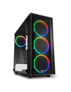 SHARKOON CASE TG4M RGB ATX VETRO TEMPERATO 6 SLOT ESPANSIONE, 3X120MM FAN FRONT, 1X120MM FAN REAR