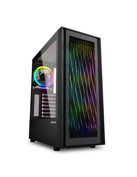 SHARKOON CASE RGB WAVE, ATX, ADDRESSABLE, 7 SLOT EXPANSION, 1 USB-C, 2 USB 3.0