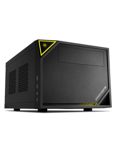 SHARKOON CASE MINI-ITX, 2 SLOT, 37 X 22.5 X 18.0 CM , USB 3.0, USB 2.0, 1X 120 MM FAN (PRE-INSTALLED), DRIVE BAYS 2,5"-SSD