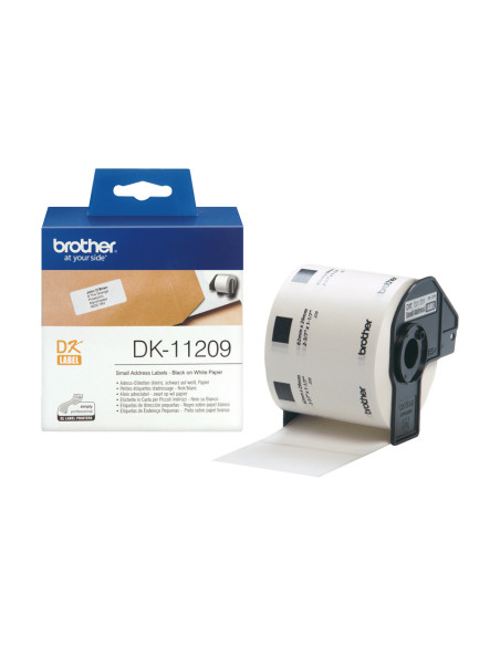 Brother DK-11209 nastro per etichettatrice Nero su bianco