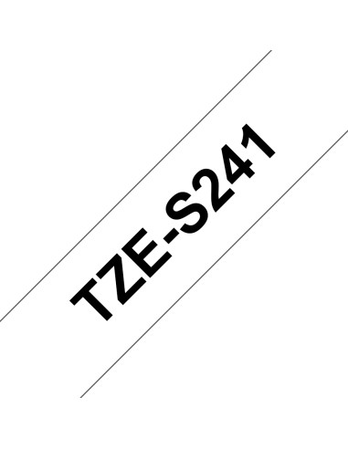 Brother TZE-S241 nastro per etichettatrice Nero su bianco TZ